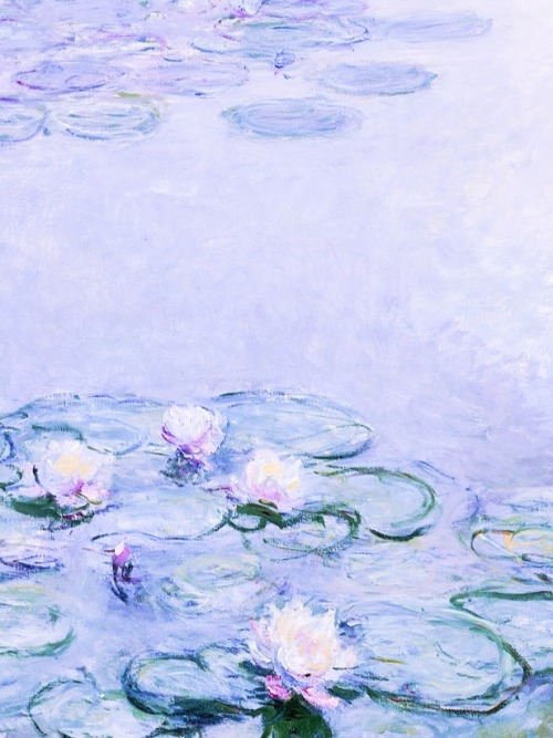 detailedart:Claude Monet in shades of purple | “Everyday I discover more and more beautiful th