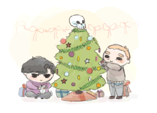 gemsicle:another merry christmas from 221B :)