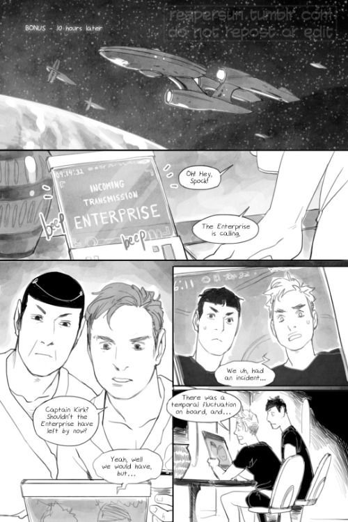<-Page34-End - Page35-Bonus1 - Page36-Bonus2->Chasing Your Starlight - a K/S + TOS/AOS fanbook** Link to beginning ** Link to more info **