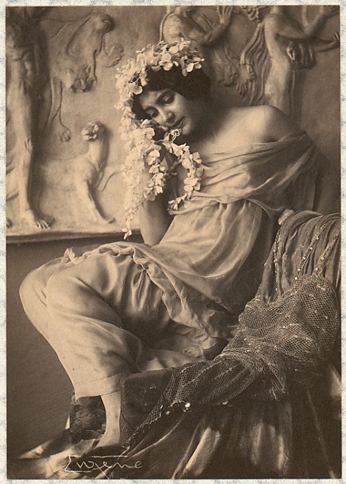 realityayslum:Frank Eugene   Fritzi von Derra - Greek Dancer, 1900s