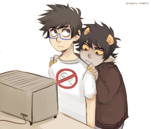 popcorn is a mysterious thing and Karkat wants nothing to do with it uvu