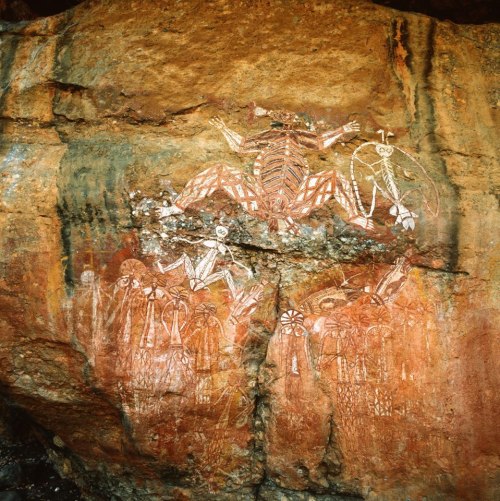 Australian Aboriginal Cave Art By Steve Parish