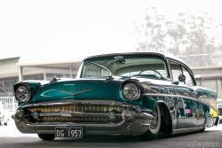 jaymacphotography:  Sanctiond Australia.. 57 Chevrolet belair.  