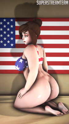superstreamteam:  Happy early July 4th! (I