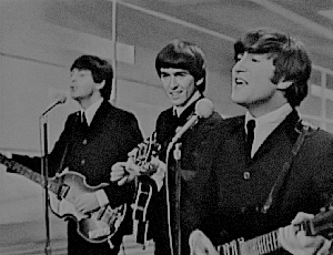 THE BEATLES Performing "I Want To Hold Your Hand" On THE ED SULLIVAN SHOW. February 9, 1964.