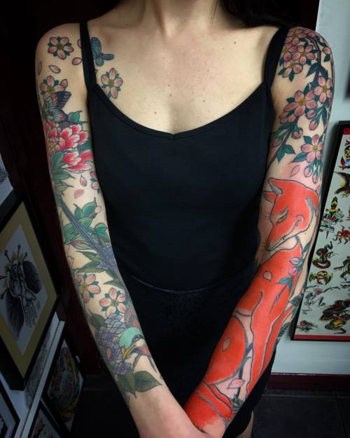 claudiadesabe:  Rachel’s sleeves all finished adult photos