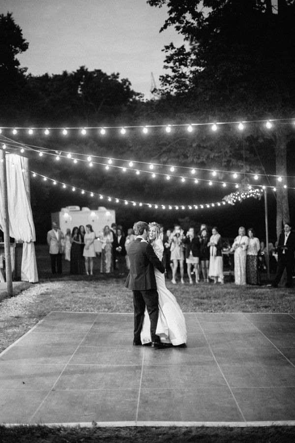 Romantic wedding portrait of a couple dancing.