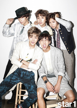 aviateb1a4:  [MAGZ] Playful B1A4 at STAR