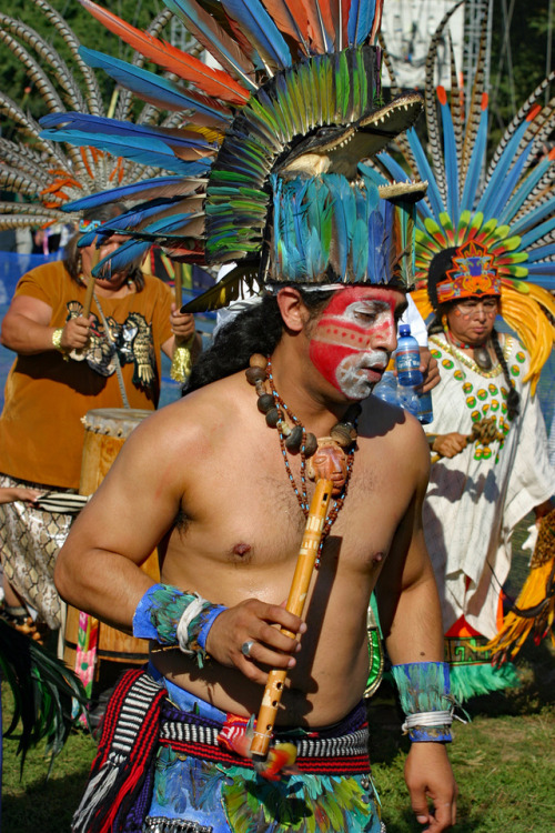 Native American man, by danniepolley