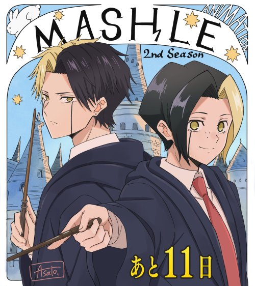 11 Days Left Until Mashle: Magic And Muscles Second Season Premiere!
