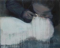 arreter:  Xie Lei. Blow, 2011. Oil on canvas, 44.1 x 55.2 cm. 