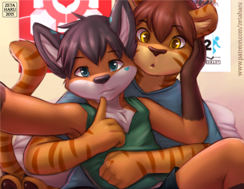 isaac-blank:Cuddle by Zeta-HaruD’aww <3