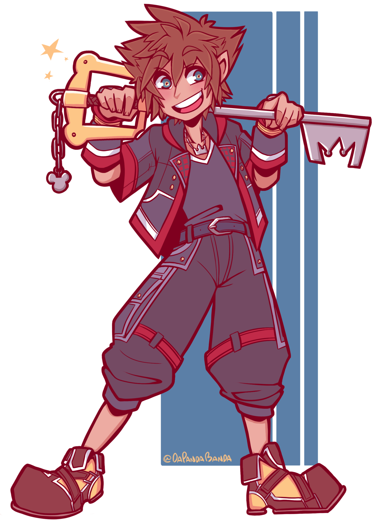 destiny-islanders:  Drawing clean line-art actually takes some practice! You’ll