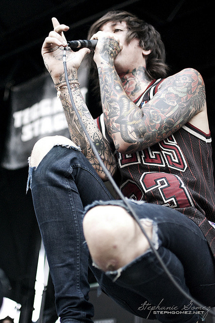 foreverrhalloweenie:  Oli Sykes | Bring Me The Horizon by stephgomez.net on Flickr.