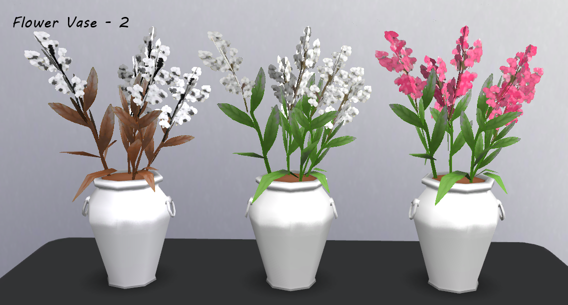 Pihe89 — The Sims 4 - Recolored Flower Vase CC Flower Vase...