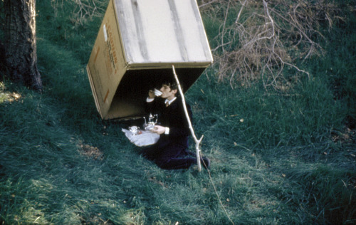 likeafieldmouse:  Bas Jan Ader - Tea Party (1972) 