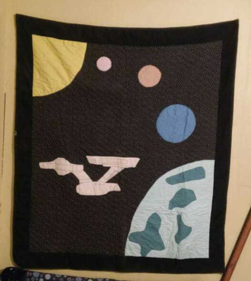 Good Saturday Morning World. This Is The Very First Quilt I Ever Made. I Made This 1990ish After Moving