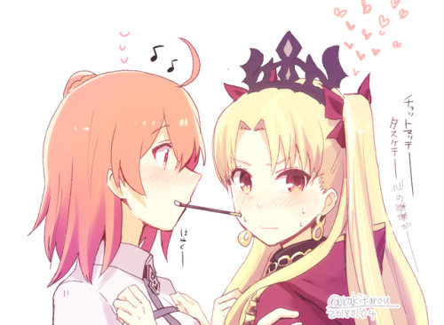 ✧･ﾟ: *✧ A Little Nervous ✧ *:･ﾟ✧♡ Characters ♡ : Gudako ♥ Ereshkigal♢ Video Game ♢ : Fate/Grand Orde