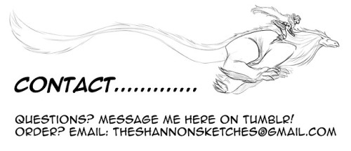 shannonsketches: shannonsketches:  Commissions Open for Summer! Hey Guys, I’m opening some com