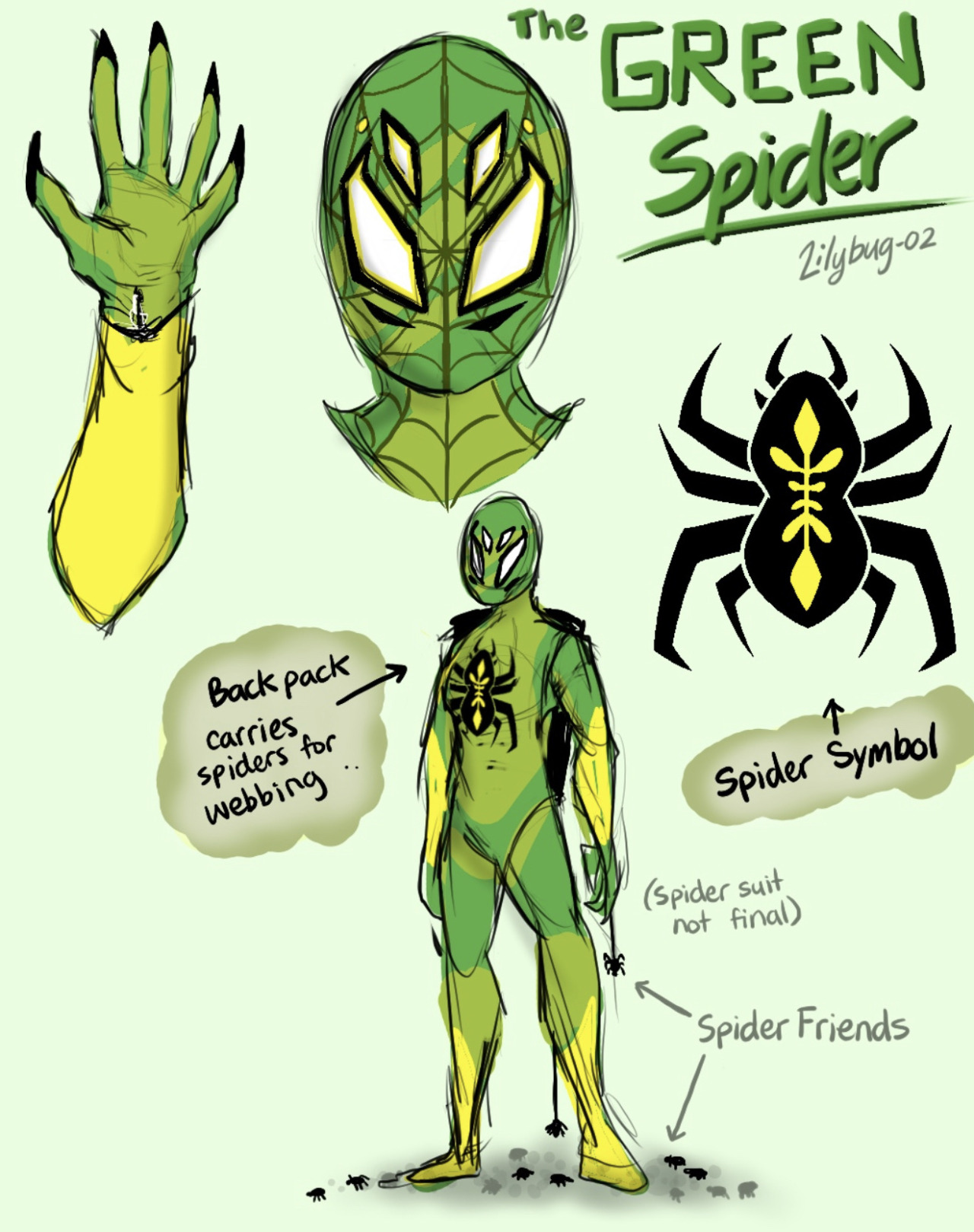 Spidersona creator (WIP)｜Picrew