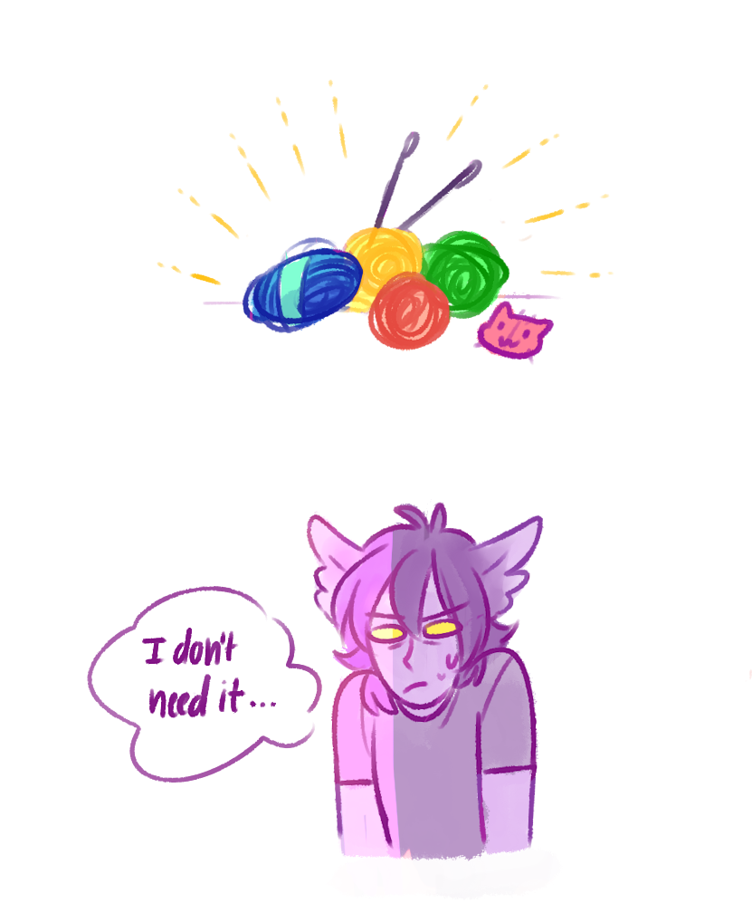 maryomahmed:  “maybe we can knit him a little sweater!”  i’ll just leave this