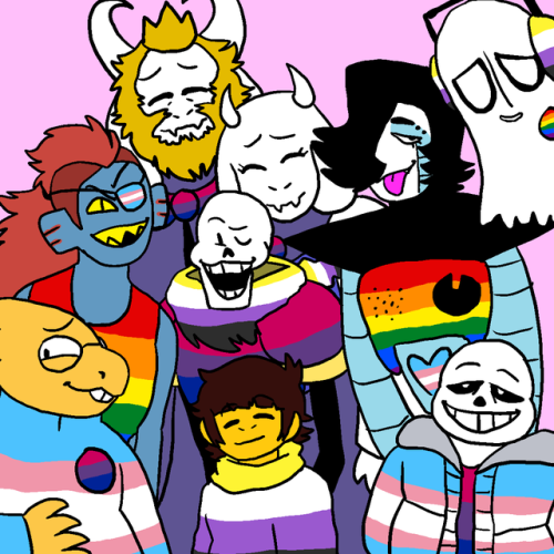 undertale ask blog! — happy pride month! list of sexualities and genders