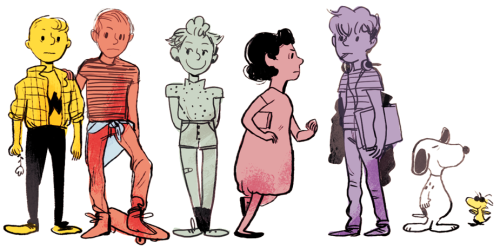 greenteaduck: lowlighter: while I was looking for stuff to post, I found some teen!peanuts I drew fo