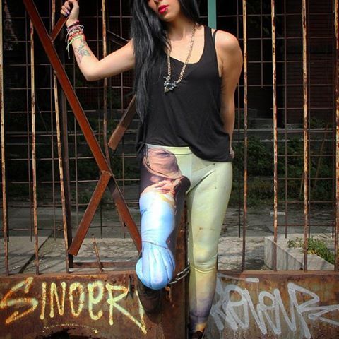 Papinto Clothing Kiss Leggings - available @ 43, Dawson Street, Dublin - Ireland. #kissleggings #dub