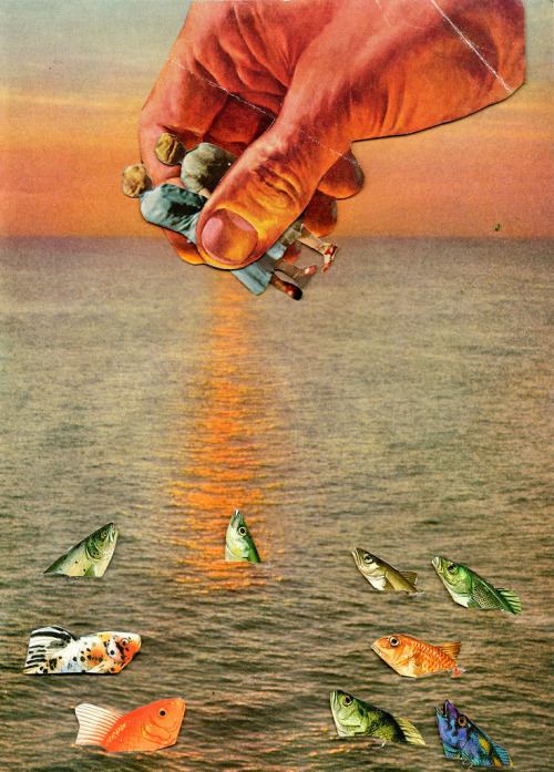 asylum-art:Psychedelic geographic collages porn pictures