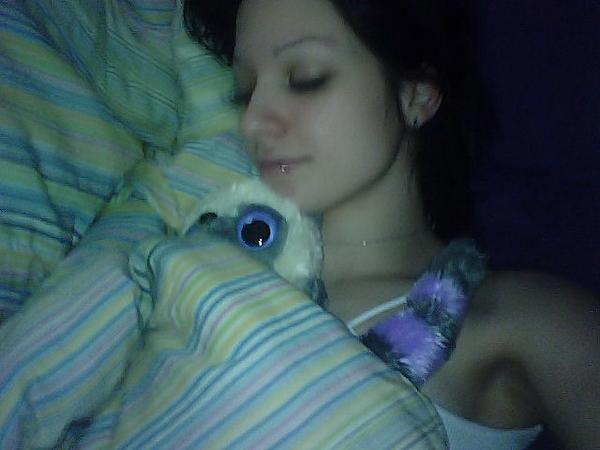 livingdeadbabe:  Home from the hospital. Tonsils gone. I look like holy hell