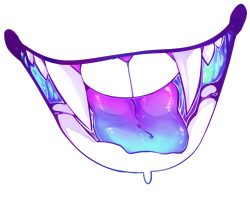 sunsetfemke: 2 new fang/teeth stickers! They can be found HERE on my redbubble! &lt;3 