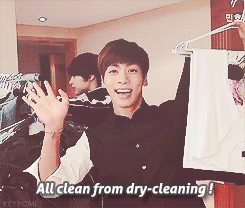kim jonghyun: possibly the only idol who gets excited over fresh laundry