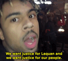 micdotcom:  Rapper Vic Mensa was among those protesting in Chicago last nightHundreds