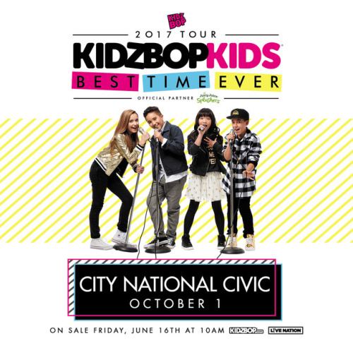 Just announced: Kidz Bip finally comes to San Jose! On sale this Friday, June 16th at 10am at Livena