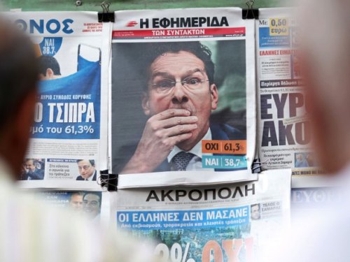 Greeks overwhelmingly vote ‘no’ in rejection of austerityGreek voters strongly rejected the stiff ba