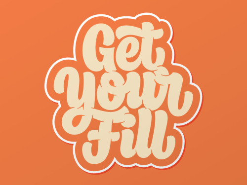 graphicdesignblg: Get Your Fill - Peachy by Bob EwingFollow us on Instagram @graphicdesignblg