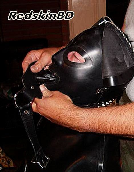 gradygrey:I love this style hood. It’s very effective for taking control of a man, once the gag is i