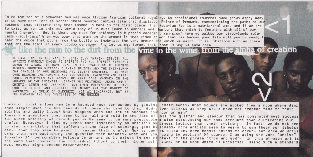 fakemargiela:  D’Angelo’s Voodoo album art &amp; booklet;     photographed