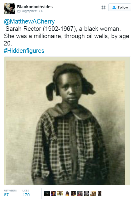 Hidden Figures inspired us to explore other black hidden figures in history that we may not have heard of.