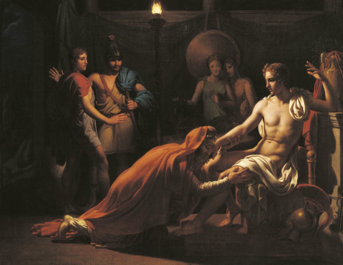 chrestomatheia:Jérôme-Martin Langlois (1779-1838), Priam at the feet of Achilles.