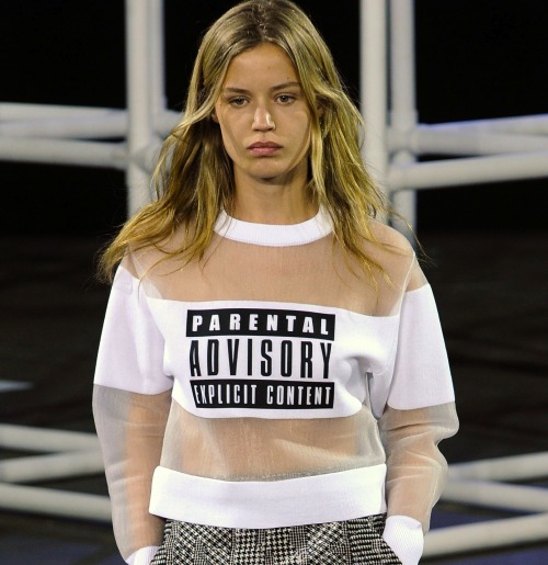 wgsn:Streetwear references were all over the @AlexanderWangNY show, including this cheeky graphic to