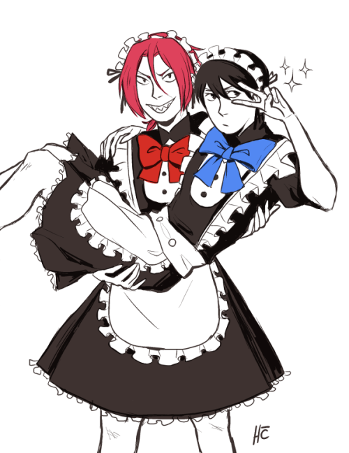 hexa-chrome:maid!rin? maid!haru?? why not both thoughMORE MAIDS