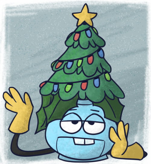 Season’s greetings! Not really feelin’ much holiday spirit myself but trying anyway, and apparently 