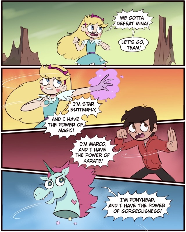 SVTFOE but they do the power ranger morphin’ adult photos