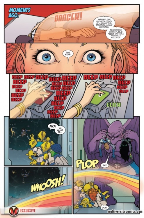 juliepower-lightspeed: Future Foundation #5 preview! On sale next week!! Last issue unfortunately&he