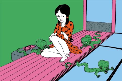 Snip snip.Toshio Saeki&rsquo;s RED BOX was the last book published before his untimely death. He sup