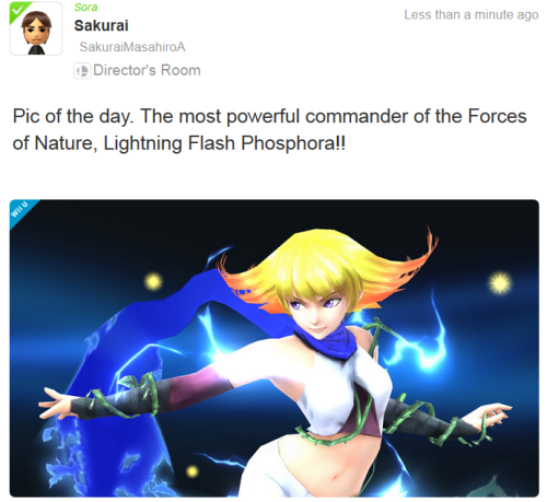 challengerapproaching:Pic of the Day for March 21st!  Wow, Sakurai.  Wow.