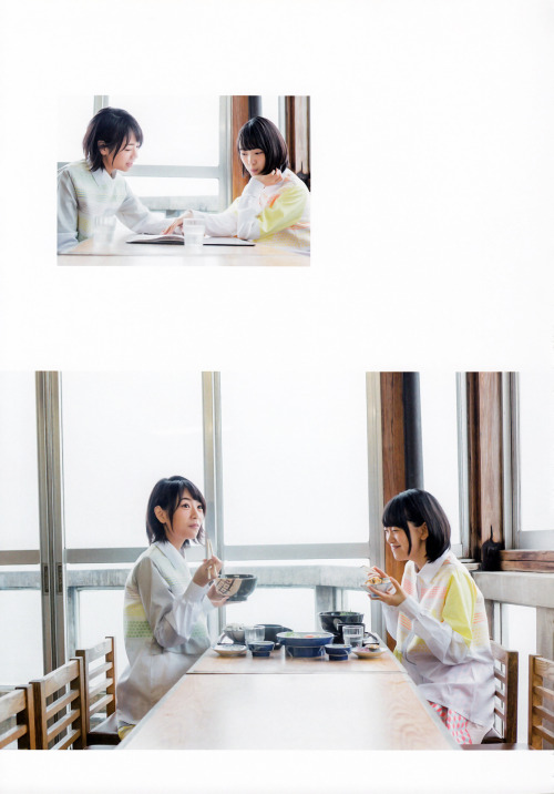 46wallpapers:Miona Hori × Hinako Kitano - mirror