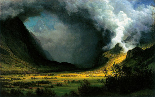 20aliens:Storm in the Mountains, 1870Albert Bierstadt