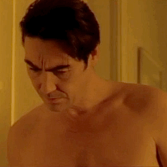 britishdetectives:  Inspector Lynley, shirtless. Part of a ridiculous series of detectives